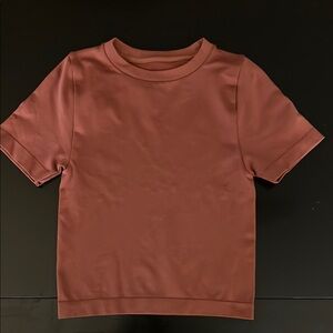 a new day Brown Casual Crew Neck Tee